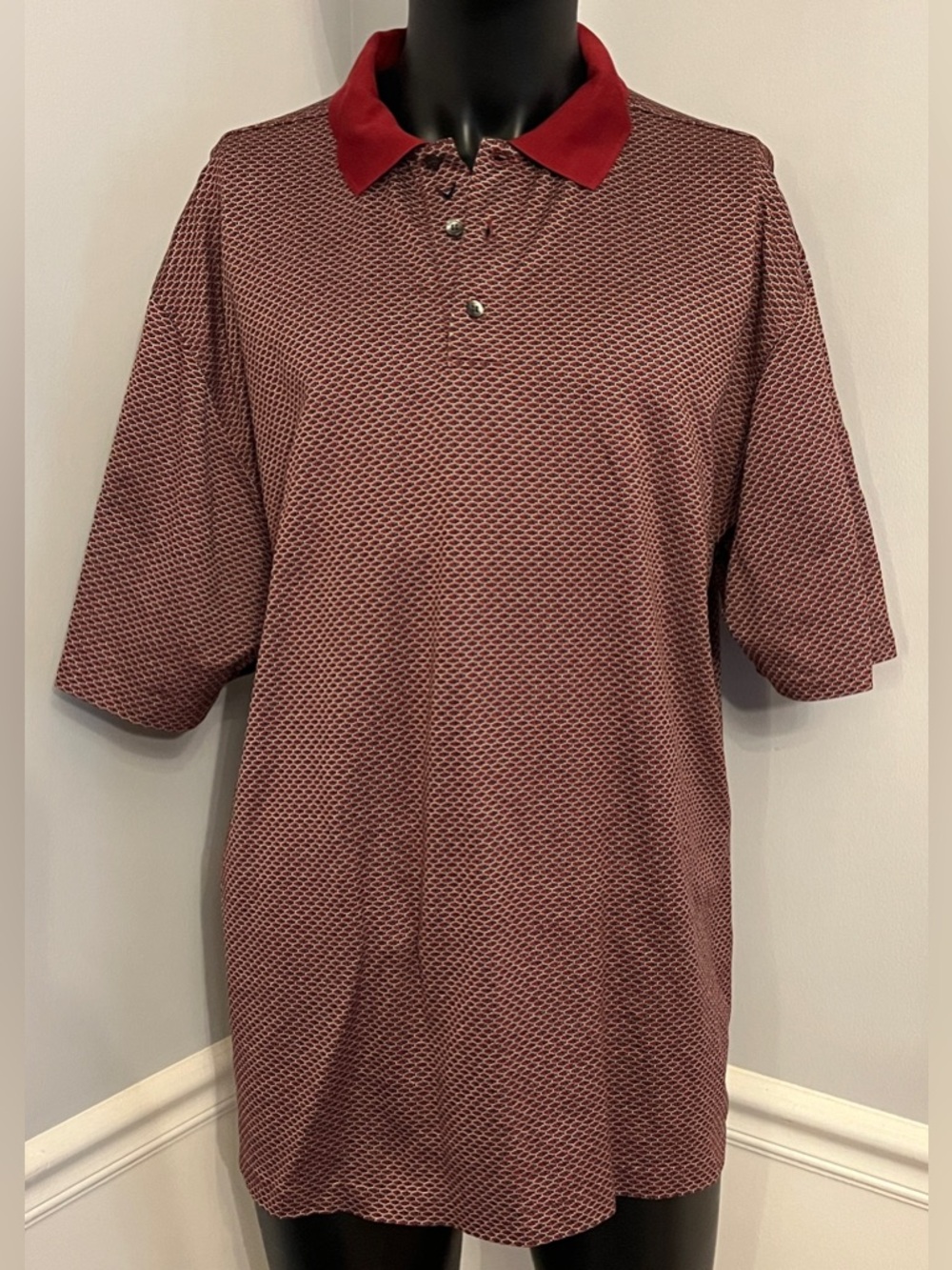 Callaway Golf Collection 80'sTwo-Ply Double Mercerized Cotton Polo Shirt XXL